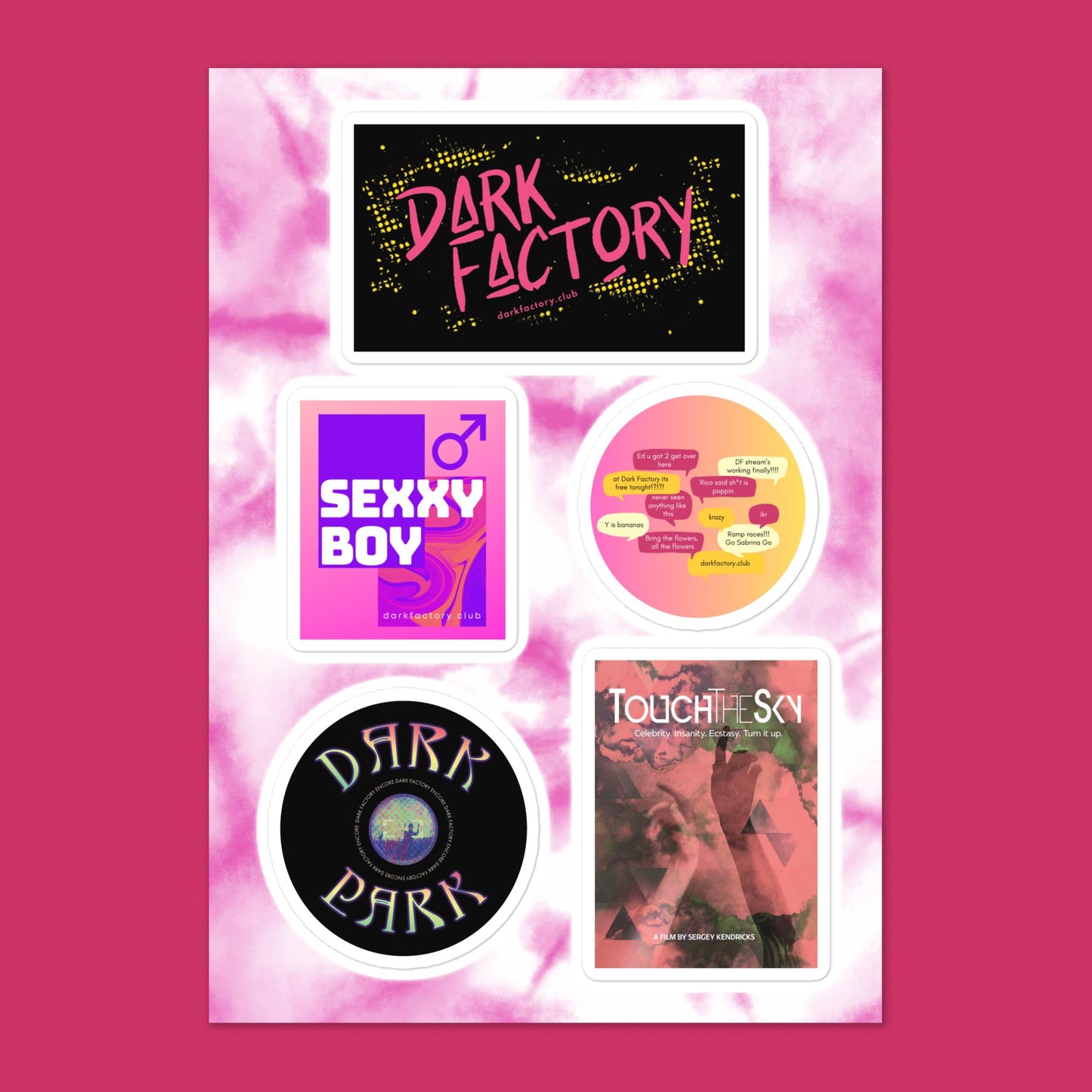 Dark Factory Sticker Sheet