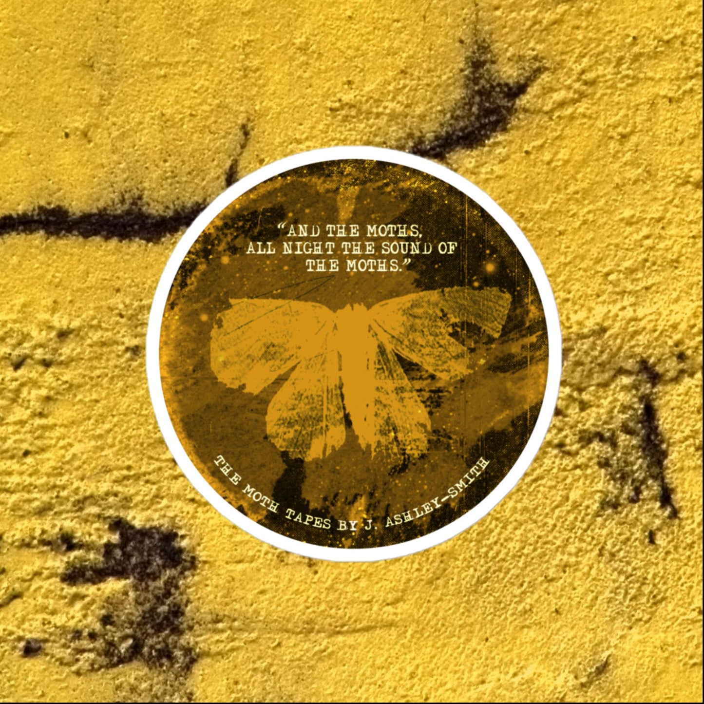 The Measure of Sorrow Moth Bubble-free stickers